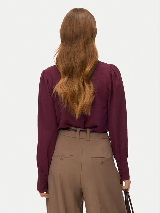 Vero Moda Vero Moda Блуза Esme 10338288 Бордо Regular Fit