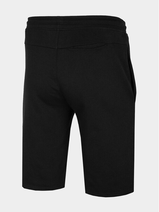 4F 4F Szorty 4FWSS25TSHOM0816-20S Czarny Regular Fit