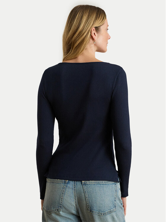 LAUREN RALPH LAUREN LAUREN RALPH LAUREN Μπλουζάκι 200980145002 Σκούρο μπλε Slim Fit