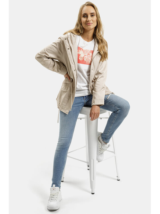 Cross Jeans Cross Jeans Kurtka przejściowa 81276-009 Beżowy