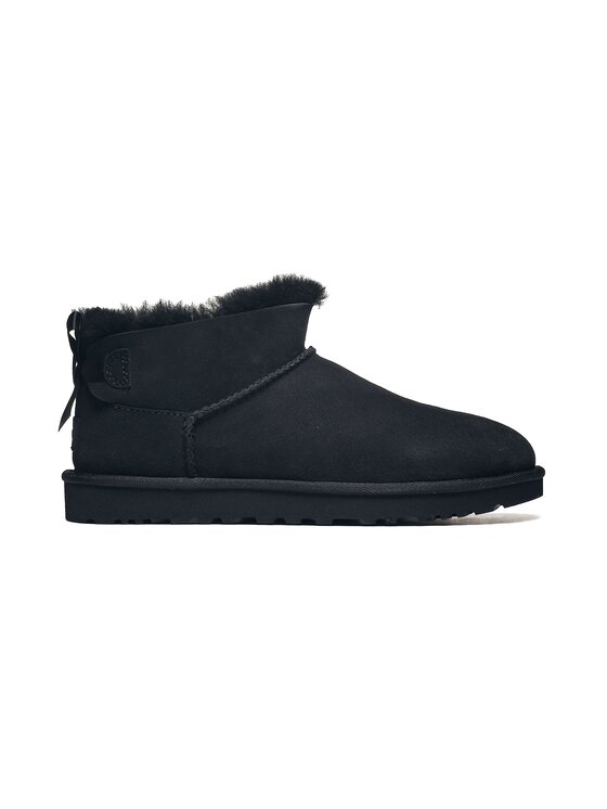 Ugg Ugg Botki Ultra Mini Bailey Bow 1185491-BLK Czarny
