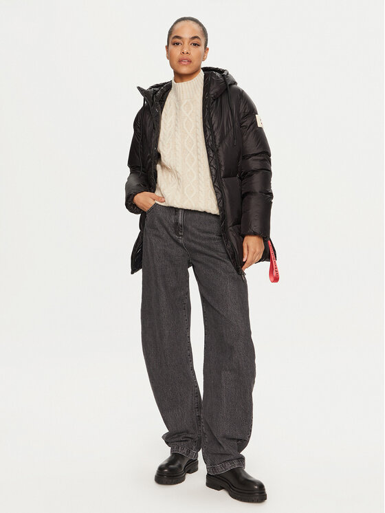 AFTER LABEL AFTER LABEL Pūkinė striukė Vienna A00029 Juoda Regular Fit
