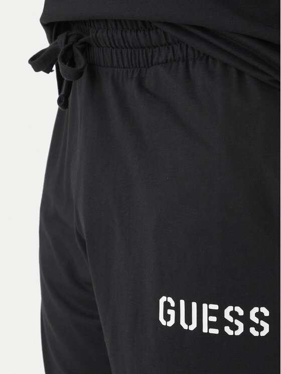 Guess Guess Pijama U6GX02 KCAM1 Negru Regular Fit