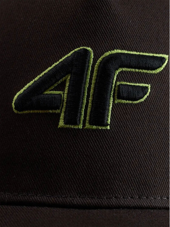 4F 4F Czapka z daszkiem 4FJWSS26ACABU547 Szary ciemny