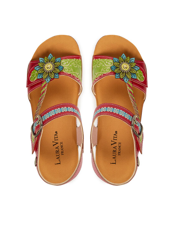 Laura Vita Laura Vita Босоніжки Facscineo 09 Червоний