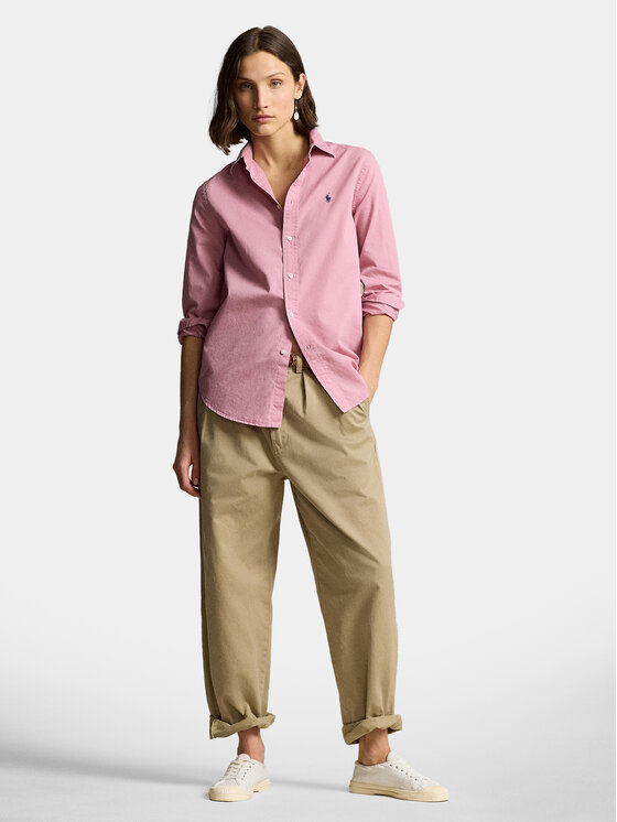Polo Ralph Lauren Polo Ralph Lauren Πουκάμισο 211932522008 Ροζ Regular Fit