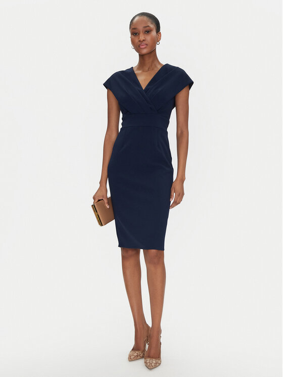 Rinascimento Rinascimento Coctailkleid CFC0122760003 Dunkelblau Regular Fit