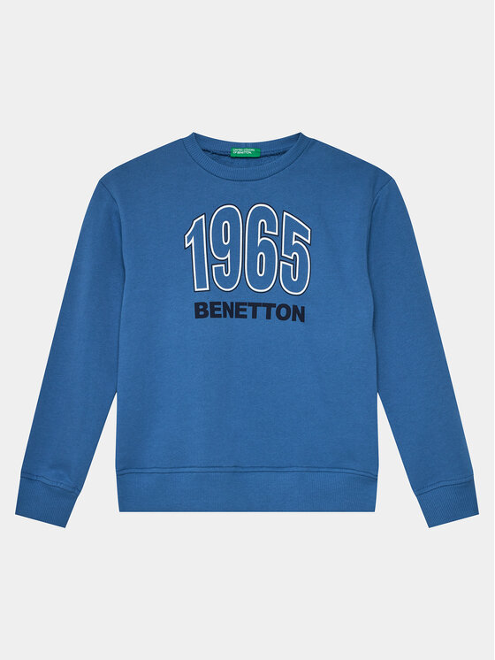 Sweat à Capuche United Colors Of Benetton Pour Femme - Col Bateau - Coton élasthanne - Coupe Droite Légèrement Cropped