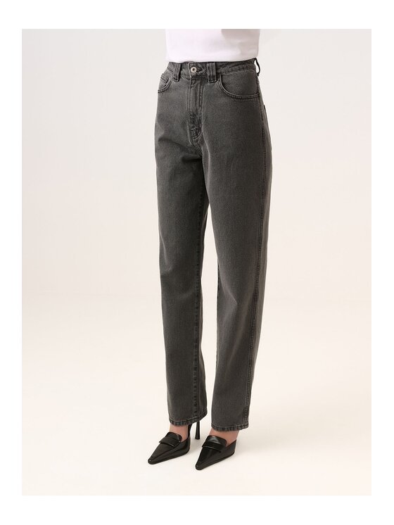 La Mania La Mania Jeansy RENEE Szary Classic Fit