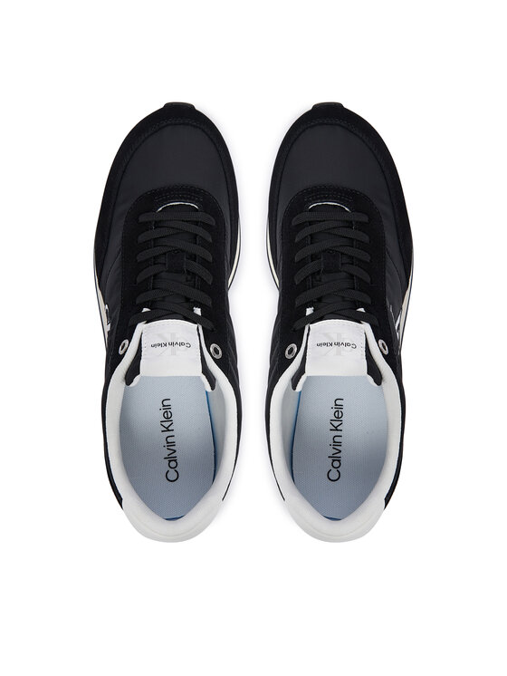 Calvin Klein Jeans Calvin Klein Jeans Sneakersy Retro Runner Ess Mix Mat YM0YM01361 Čierna