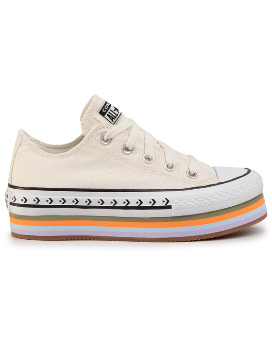Converse Converse Sneakers Ctas Platform Layer Ox 567847C Μπεζ