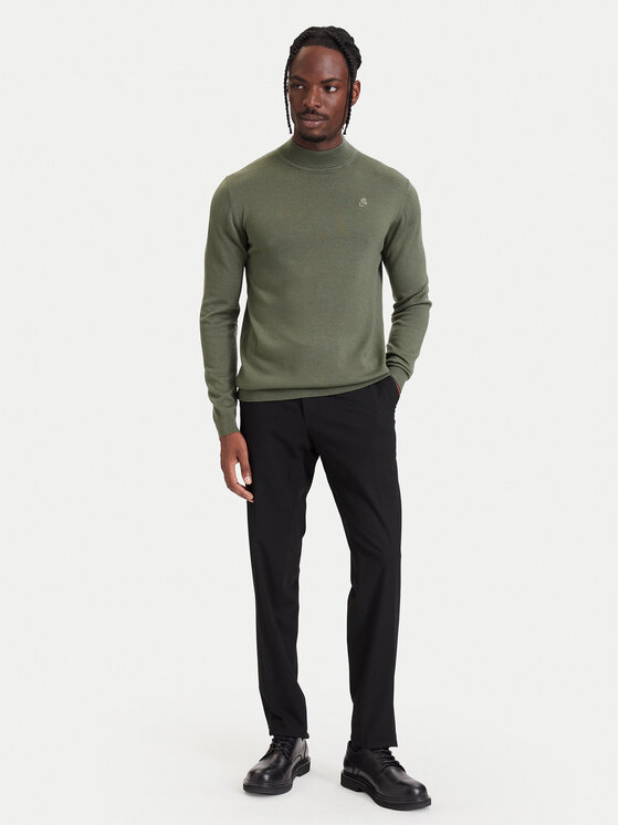 KARL LAGERFELD KARL LAGERFELD Golf 655002 564399 Zielony ciemny Regular Fit