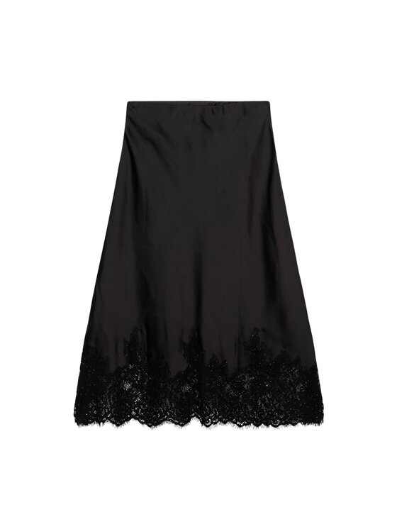 Oltre Oltre Gonna midi 1005J000299N033 Nero Slim Fit