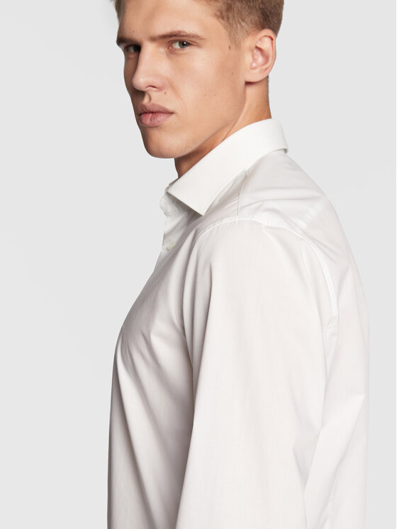 Michael Kors Michael Kors Πουκάμισο MD0MD90435 Λευκό Modern Fit
