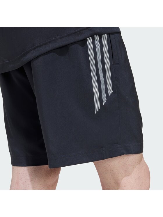 adidas adidas Szorty materiałowe 159225 Czarny Regular Fit