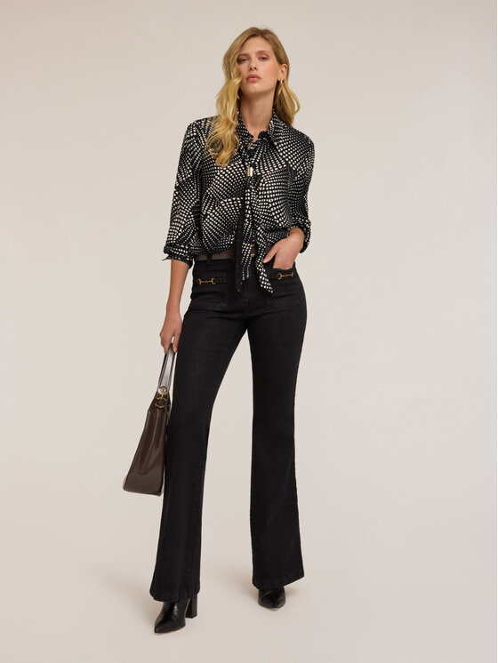 Motivi Motivi Jeans P422Q104304N033 Nero Flare Fit