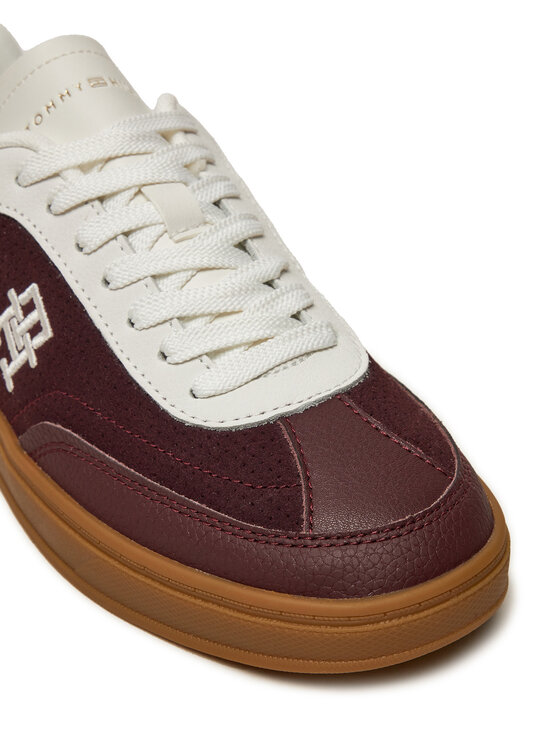 Tommy Hilfiger Tommy Hilfiger Superge Heritage Sneaker Perf FW0FW08380 Bordo rdeča