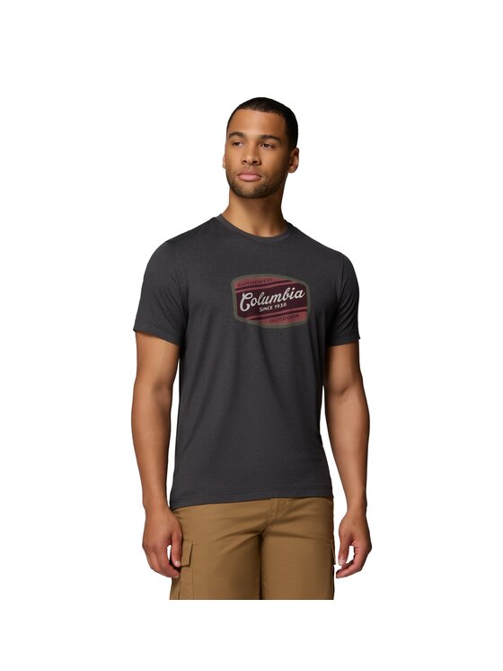 Columbia Columbia T-Shirt 216507 Czarny Regular Fit