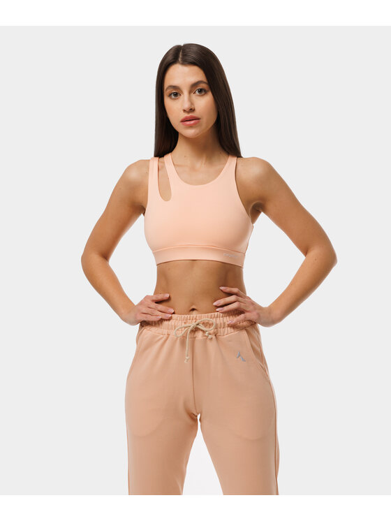 Carpatree Carpatree Biustonosz sportowy Fleur bra Pomarańczowy