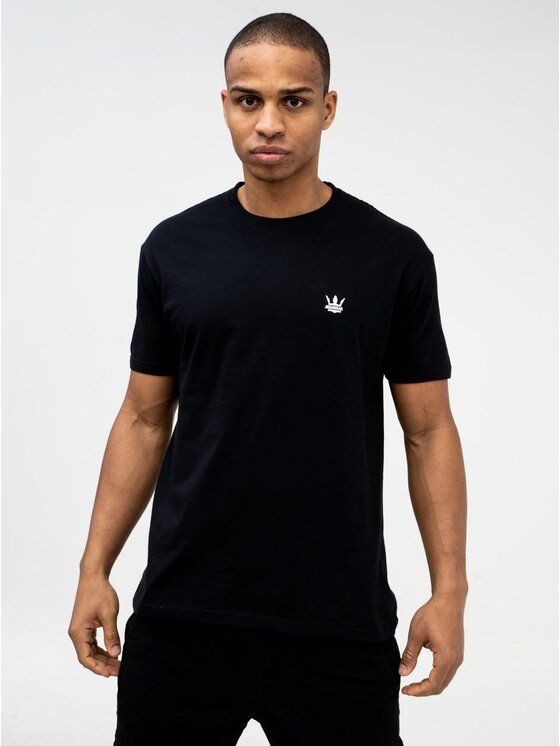 Jigga Wear Jigga Wear T-Shirt Koszulka Z Krótkim Rękawem Jigga Wear Mini Crown Czarna M Czarny Regular Fit