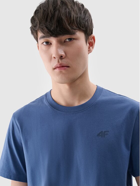 4F 4F T-shirt 4FWMM00TTSHM2256-32S Blu Regular Fit