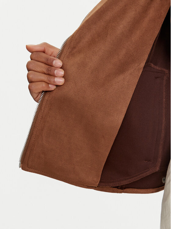 Vero Moda Vero Moda Bunda z imitácie kože Jose 10300938 Hnedá Regular Fit