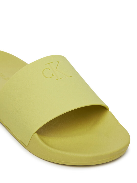 Calvin Klein Jeans Calvin Klein Jeans Şlapi Slide Monogram Tpu YW0YW01715 Galben