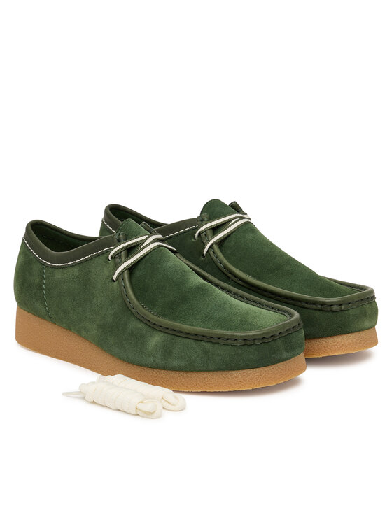 Clarks Clarks Półbuty Wallabee EVO 26186170 Zielony