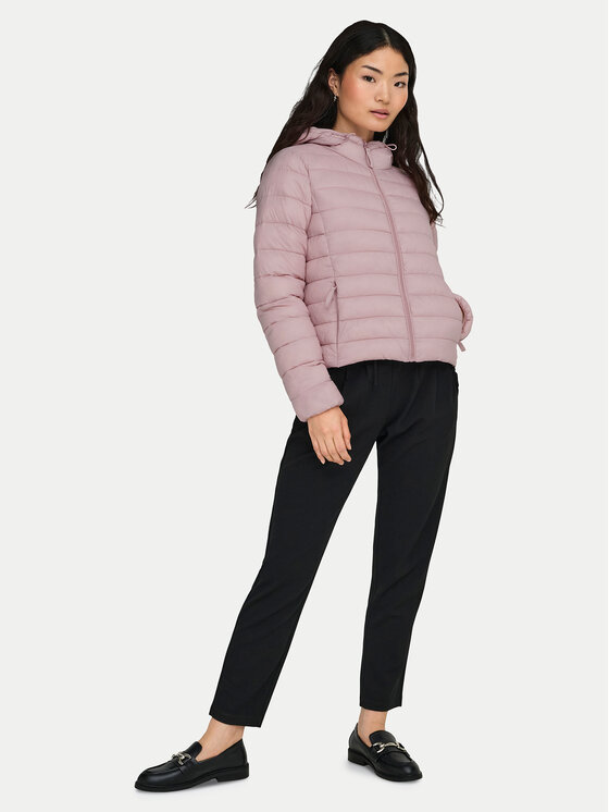 ONLY ONLY Prijelazna jakna Tahia 15352020 Ružičasta Regular Fit