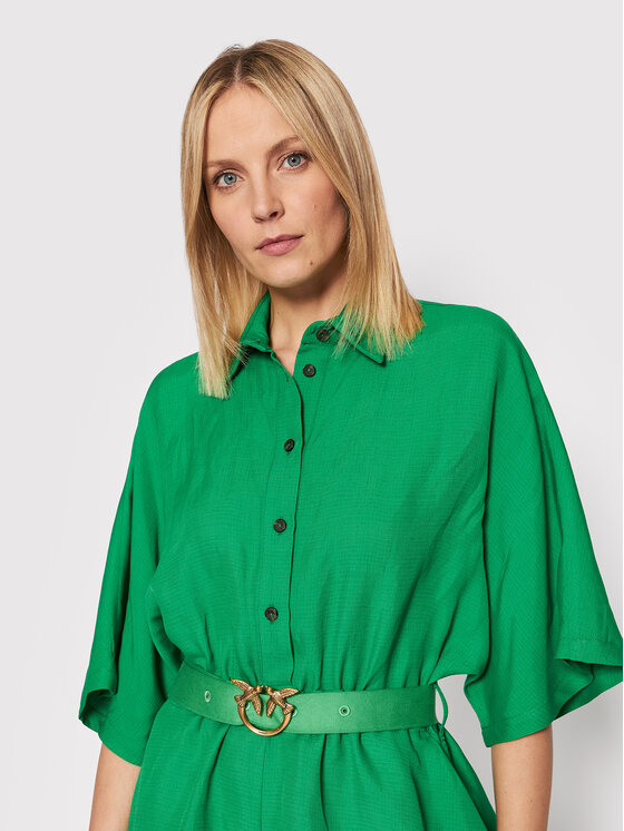 PINKO Pinko Jumpsuit Tarvisio 1 1G17AQ Y7W3 Grün Relaxed Fit