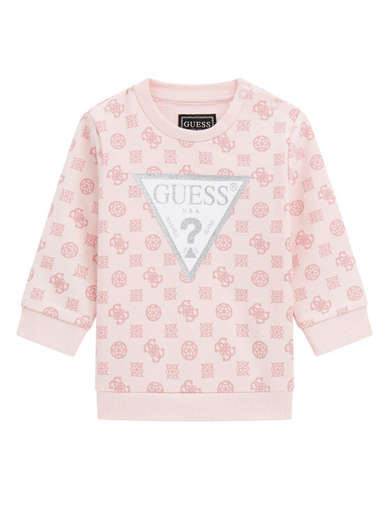Guess Guess Komplekti kuulub pluus ja retuusid A5BG14 KAD74 Roosa Regular Fit