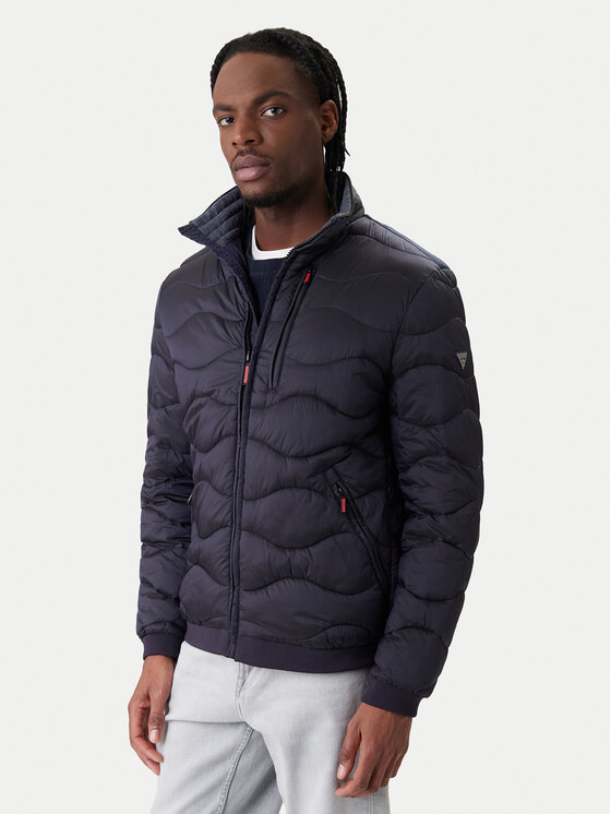 Guess Guess Pārejas jaka M6RL0M WDQ52 Tumši zils Regular Fit