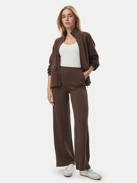 Guess Guess Spodnji del trenirke V4YB07 KCAY2 Khaki Regular Fit