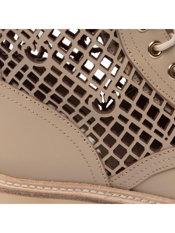 PINKO PINKO Μποτίνια Noemi Stivale PE 22 BLKS1 1H212D Y87W Μπεζ