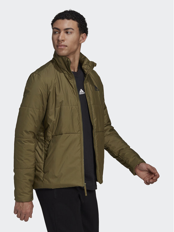 adidas adidas Giubbotto invernale Bsc 3-Stripes HG6273 Verde Regular Fit