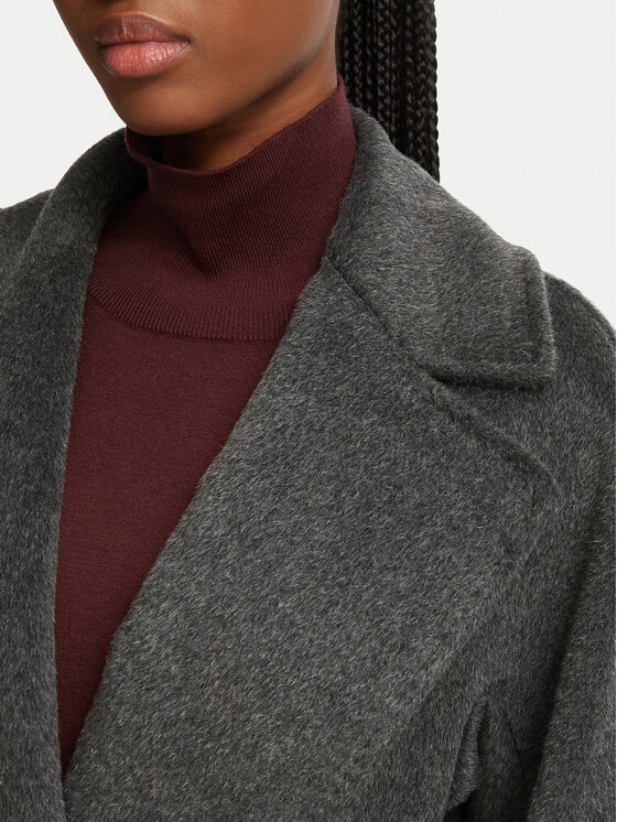 Weekend Max Mara Weekend Max Mara Вовняне пальто Tempera 2625016072 Сірий Regular Fit