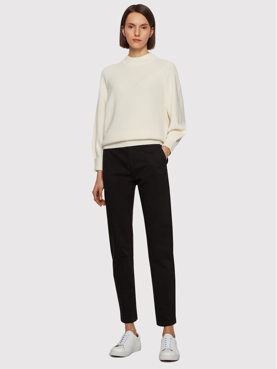BOSS Boss Штани з тканини C_Tachini-D 50441881 Чорний Regular Fit