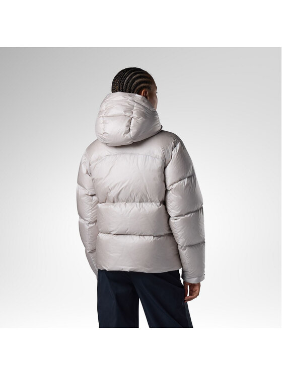 Rossignol Rossignol Kurtka zimowa W Abel Down Hoodie Jacket Srebrny Regular Fit