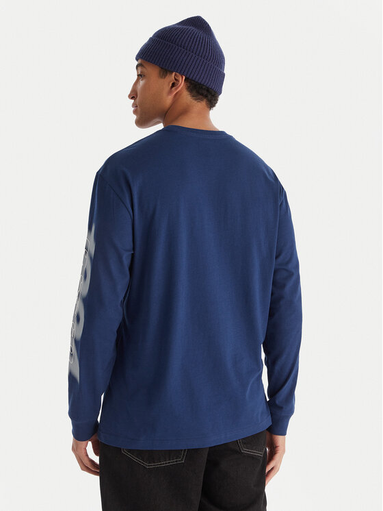 DC Shoes DC Shoes Longsleeve krekls Slathletic EDYZT04357 Zils Heritage Fit