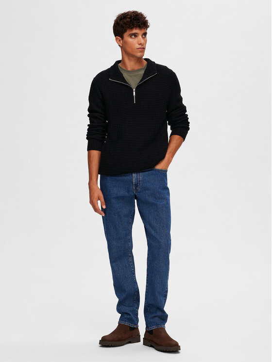 Selected Homme Selected Homme Πουλόβερ 16091800 Μαύρο Regular Fit