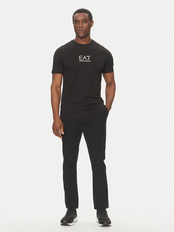 EA7 Emporio Armani EA7 Emporio Armani T-Shirt 7M000301 AF13739 UC001 Černá Slim Fit