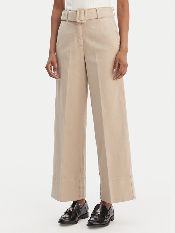 Marella Marella Παντελόνι υφασμάτινο Nicchia 2613131074 Μπεζ Regular Fit