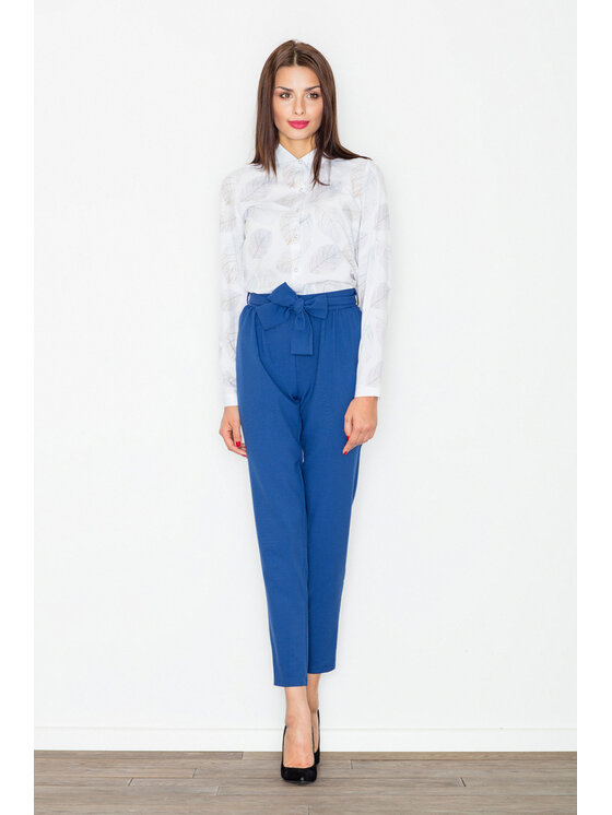 FIGL FIGL Dámske nohavice M523 Tmavomodrá Regular Fit