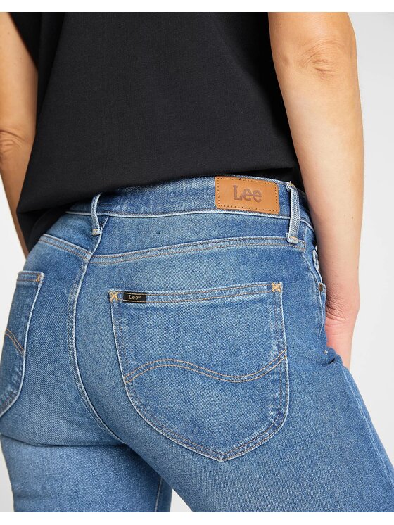 Lee Lee Jeansy ELLY Niebieski Slim Fit