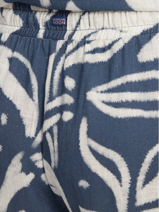 Banana Moon Banana Moon Szövet rövidnadrág William Floreal MHX74 Kék Loose Fit