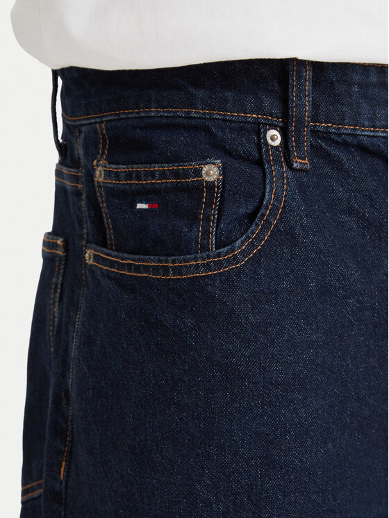 Tommy Jeans Tommy Jeans Traperice Jaimie DM0DM23307 Tamnoplava Loose Fit