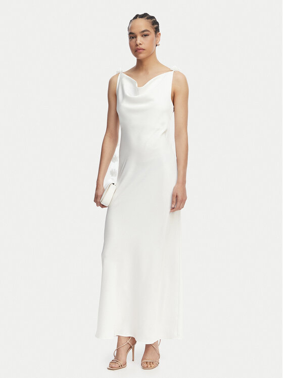Vero Moda Vero Moda Sukienka koktajlowa Analeia 10348464 Biały Regular Fit