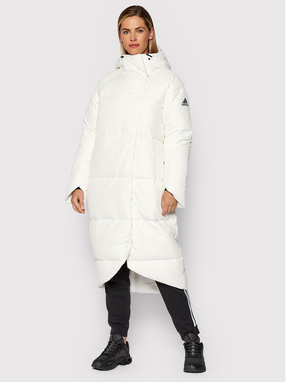 Giubbotto piumino Big Baffle GQ2509 Bianco Relaxed...