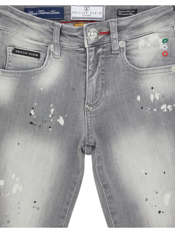 PHILIPP PLEIN PHILIPP PLEIN Jeansy 28133 Szary Straight Fit
