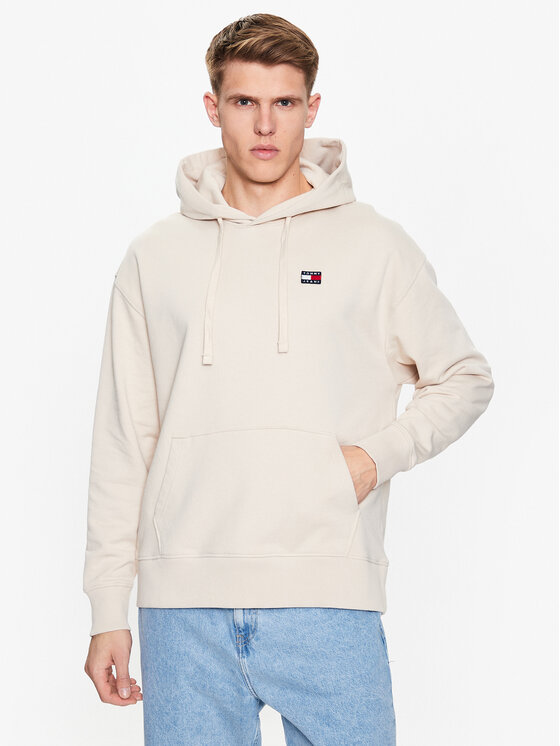 Tommy Jeans Sweatshirt DM0DM16369 Beige Relaxed Fit | Modivo.fr